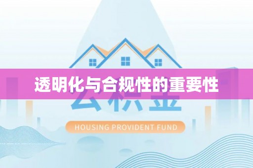 沿滩透明化与合规性的重要性