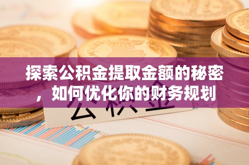 沿滩探索公积金提取金额的秘密，如何优化你的财务规划