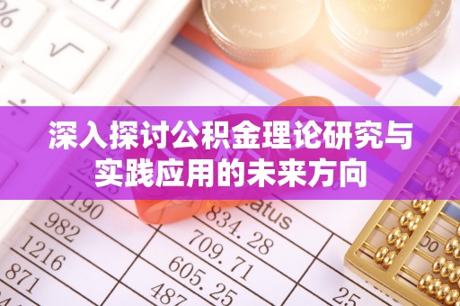 沿滩深入探讨公积金理论研究与实践应用的未来方向