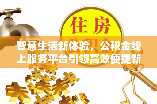 沿滩智慧生活新体验，公积金线上服务平台引领高效便捷新潮流
