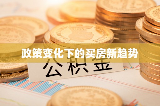 沿滩政策变化下的买房新趋势